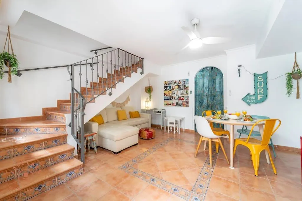 Traditional El Palo Home With Rooftop Terrace location